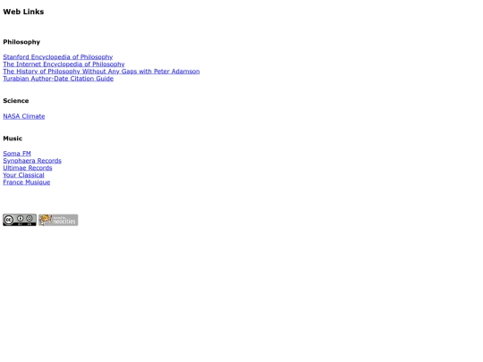 links screenshot