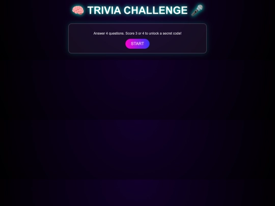 triviachallenge screenshot