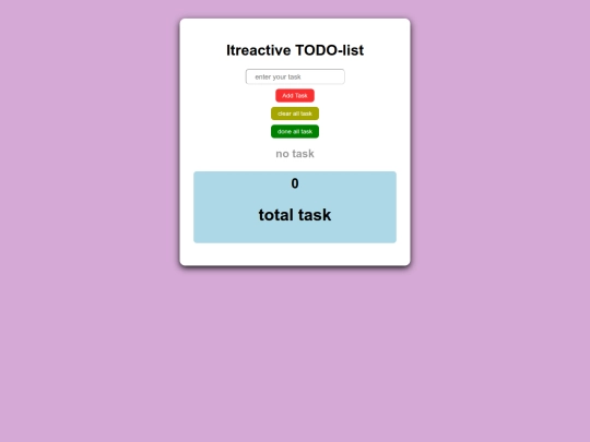todo screenshot
