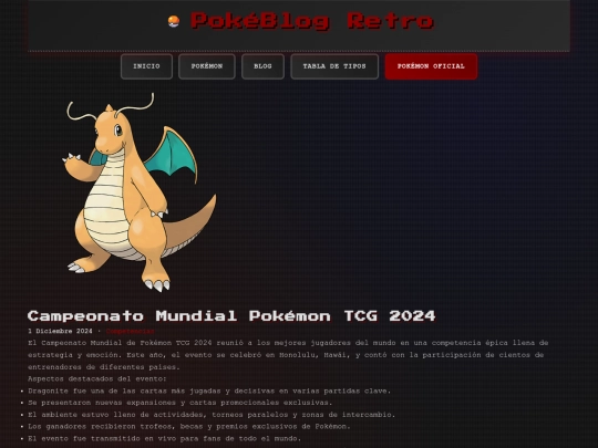 blog-dragonite screenshot