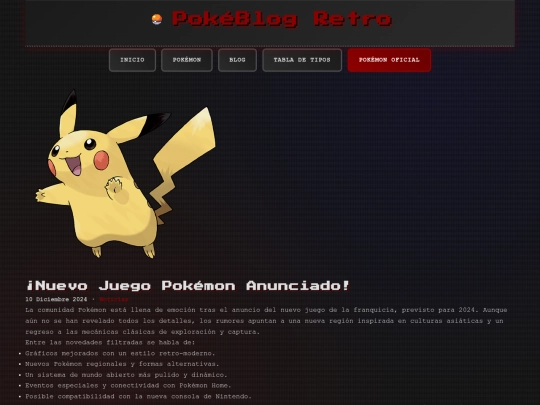 blog-pikachu screenshot