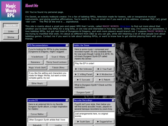 personal screenshot