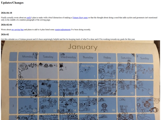 changelog screenshot