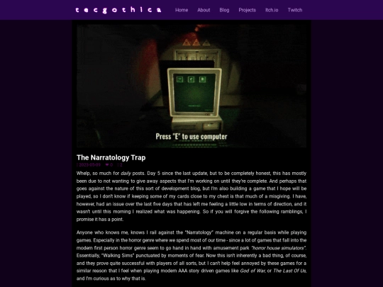 narratology screenshot