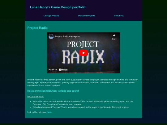 ProjectRadix screenshot