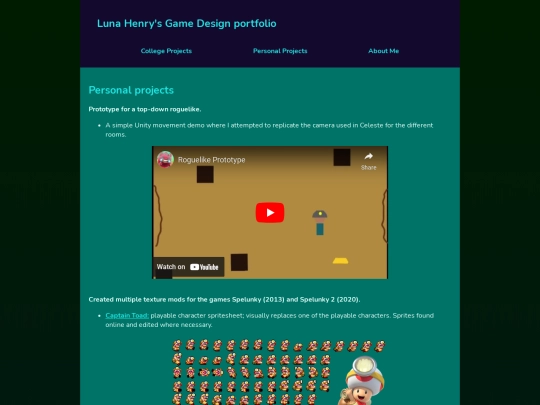 personal_projects screenshot