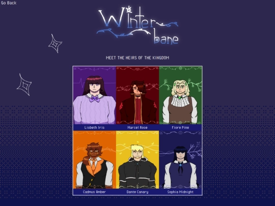 WINTERBANE/characters screenshot