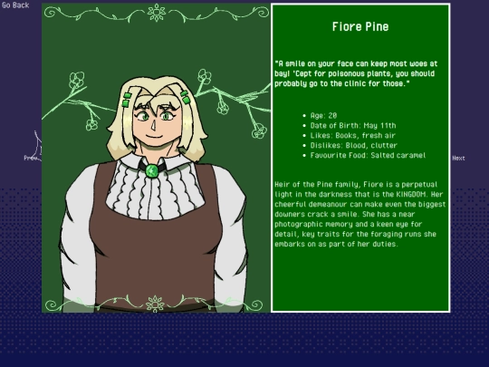 WINTERBANE/characters/fiore screenshot