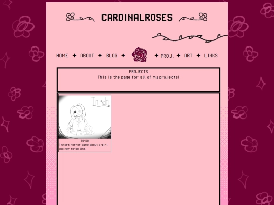 projects screenshot