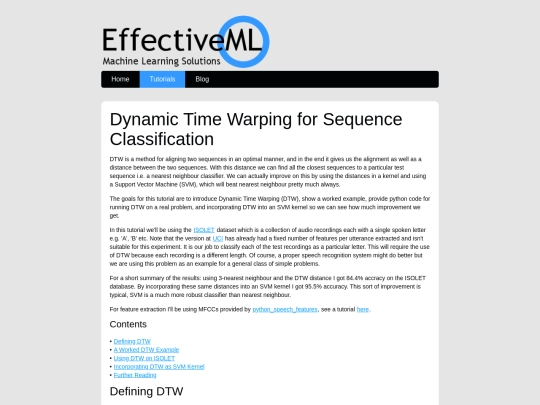 dynamic-time-warping-for-sequence-classification screenshot