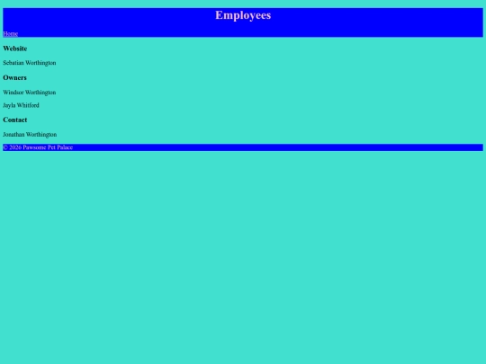 Employees screenshot