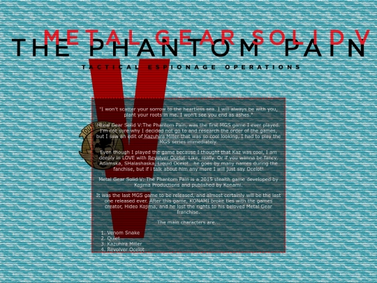 metalgear screenshot