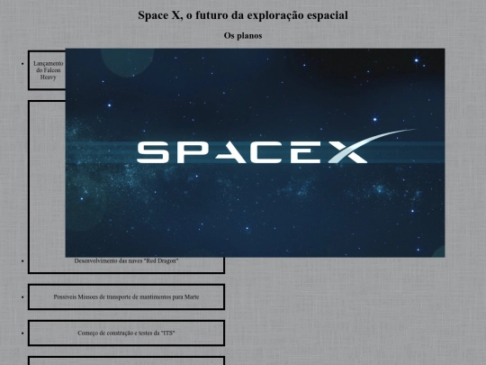 SpaceX screenshot