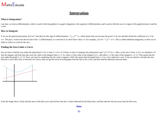 Units/C1Topics/Integration screenshot