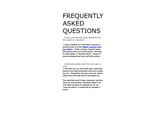 faq screenshot