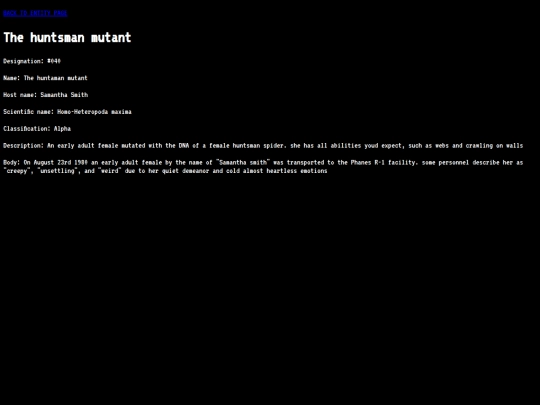 THE_HUNTSMAN_MUTANT screenshot