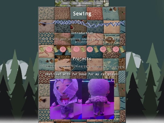Sewing screenshot