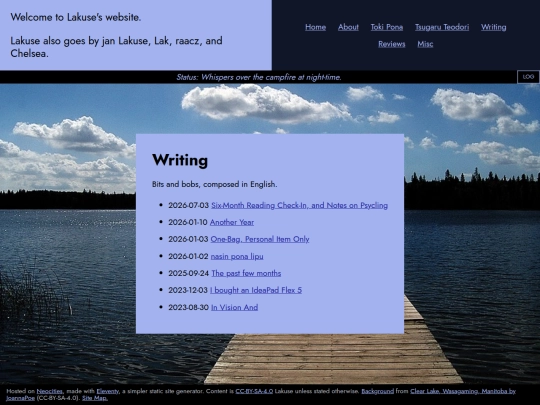 blog screenshot
