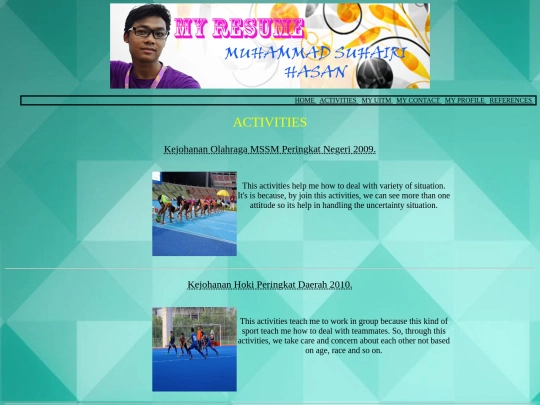 activities screenshot