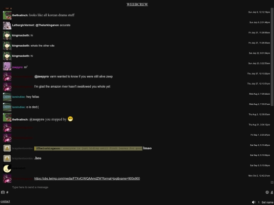 chat screenshot