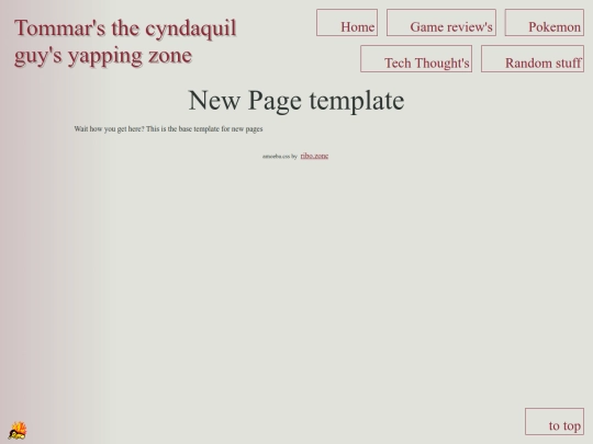 newpagetemplate screenshot