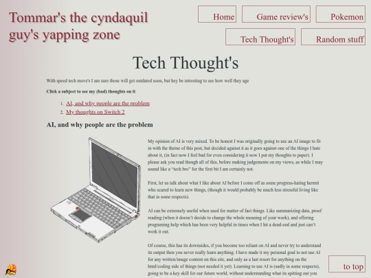 techthoughts screenshot