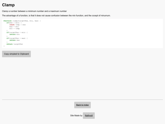 js/clamp screenshot