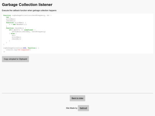 js/gc-listener screenshot