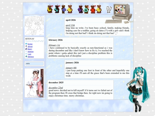 diary screenshot