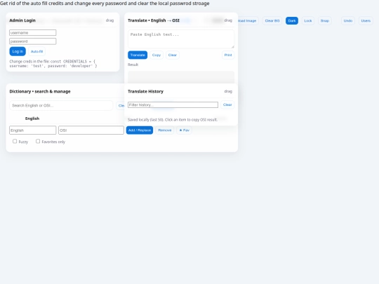 index screenshot