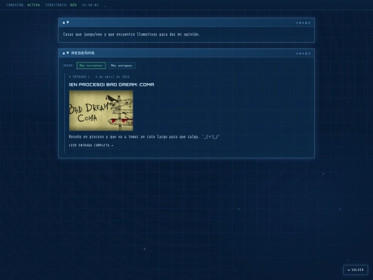 resenas screenshot