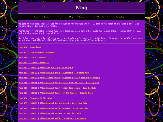 blog screenshot