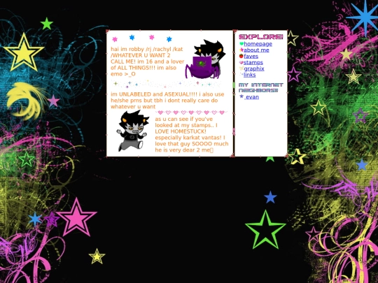 aboutme screenshot