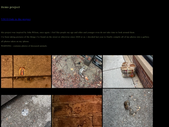 items screenshot