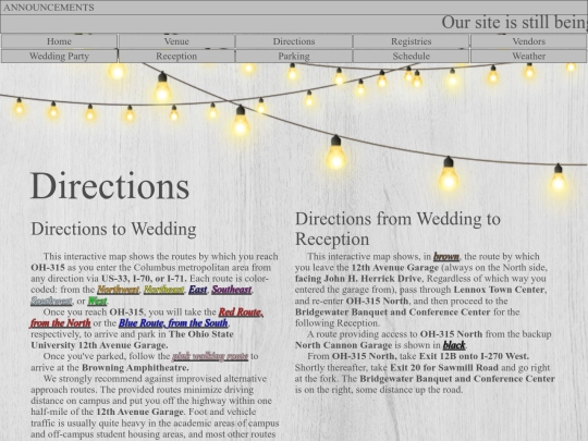 directions screenshot