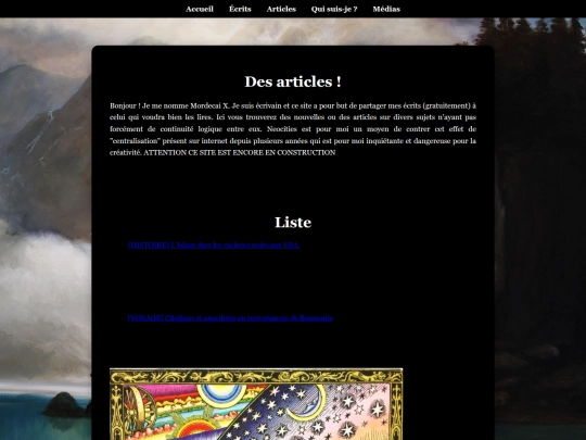 articles screenshot