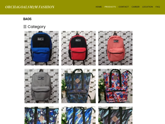 Bags screenshot