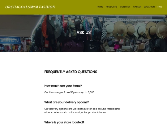 FAQ screenshot