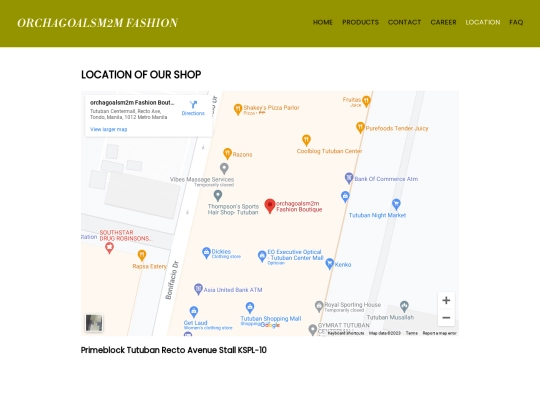 Location screenshot