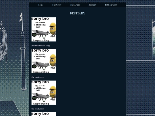 bestiary screenshot