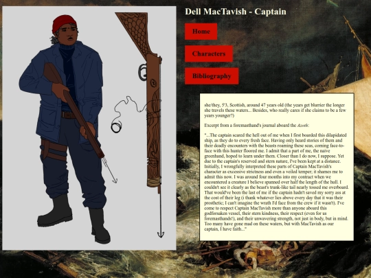 characters/dellpage screenshot