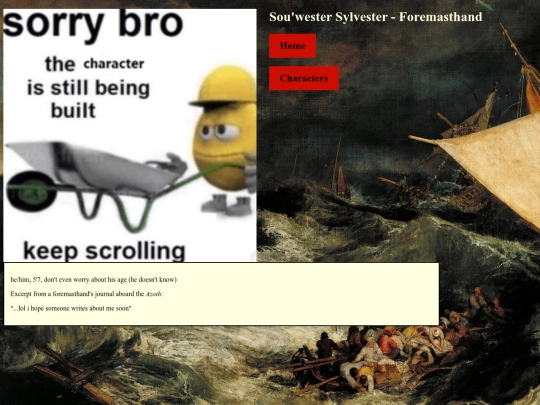 characters/souwesterpage screenshot