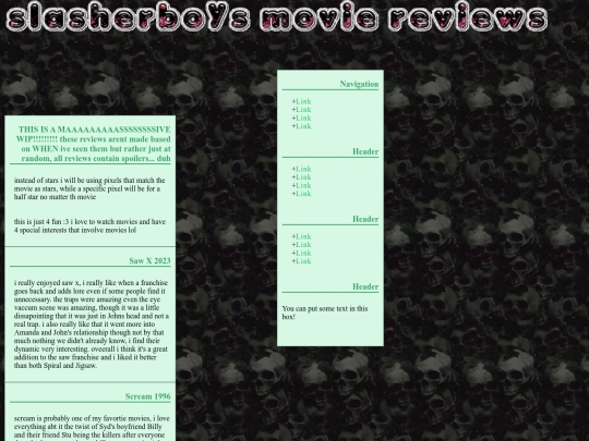reviews screenshot
