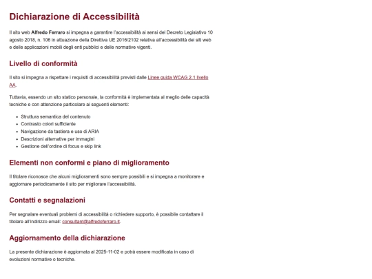 dichiarazione-accessibilita screenshot