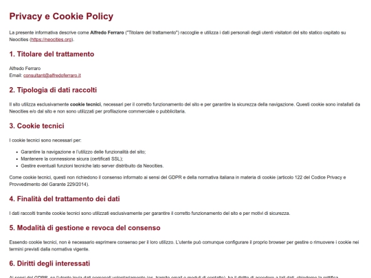 privacy-e-cookie-policy screenshot