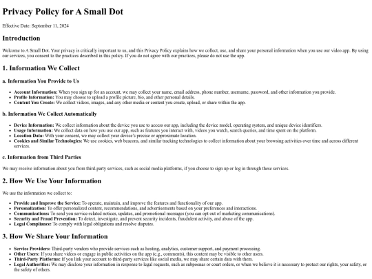 privacy-policy screenshot