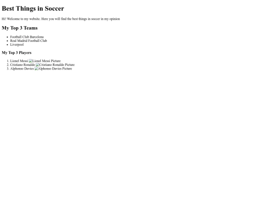 index screenshot