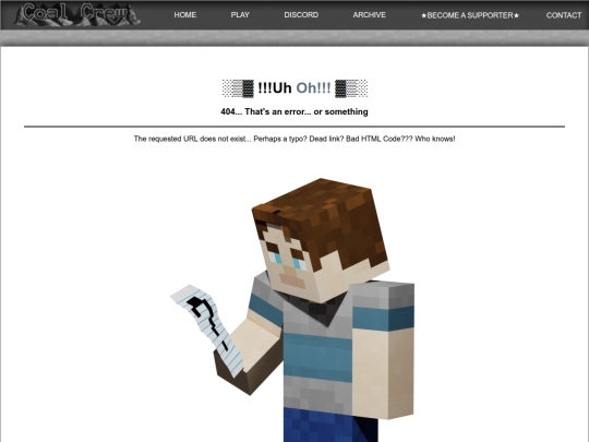error screenshot