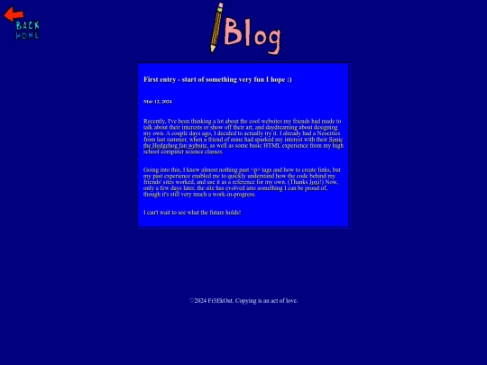 blog screenshot