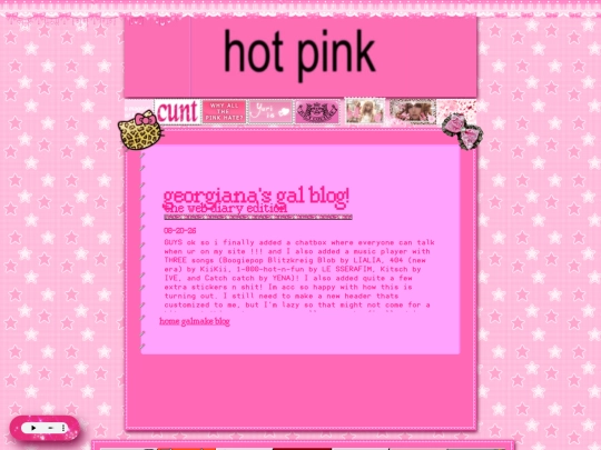webdiary screenshot
